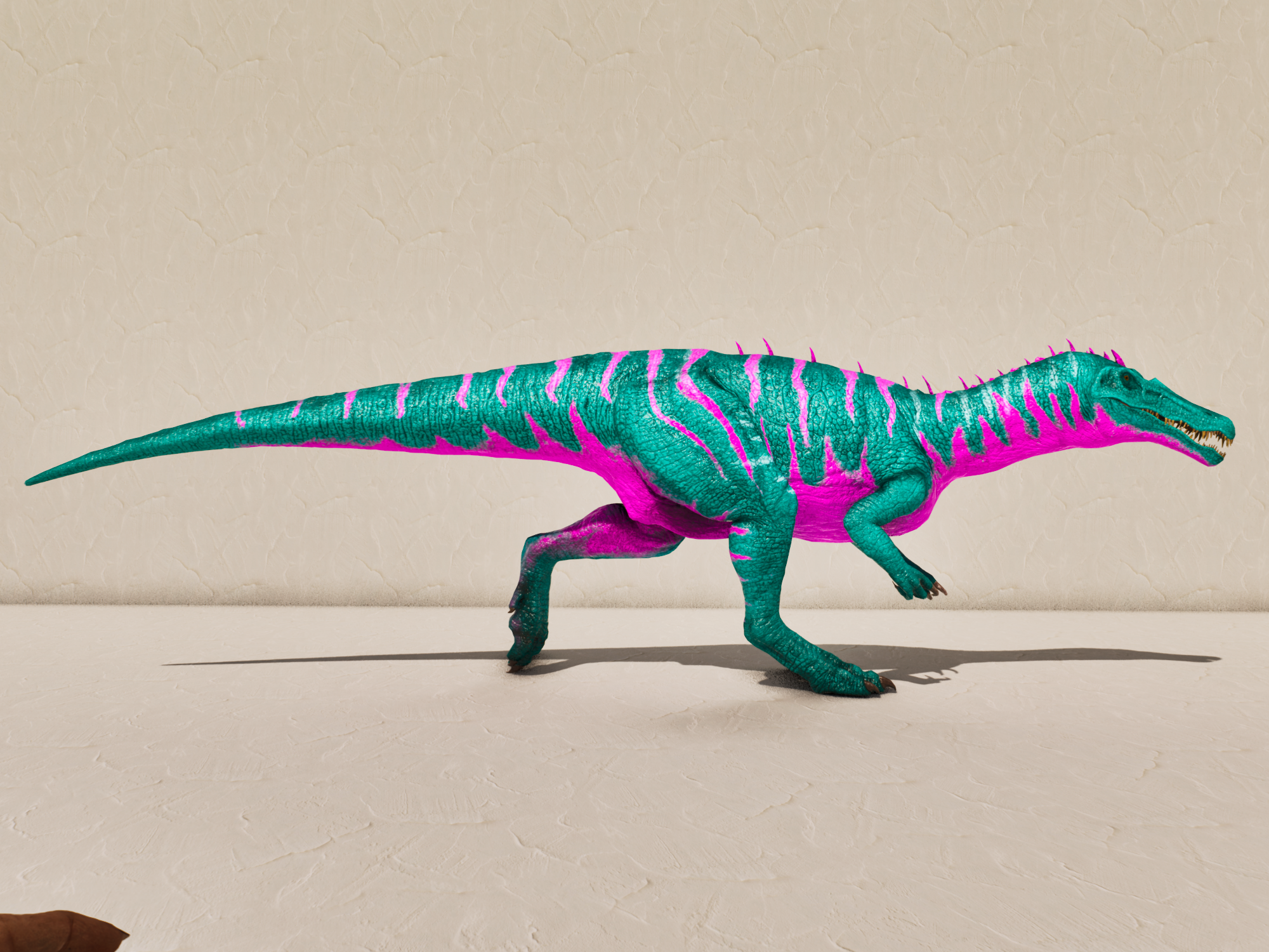 Aberrant Baryonyx — Cyan/Pink