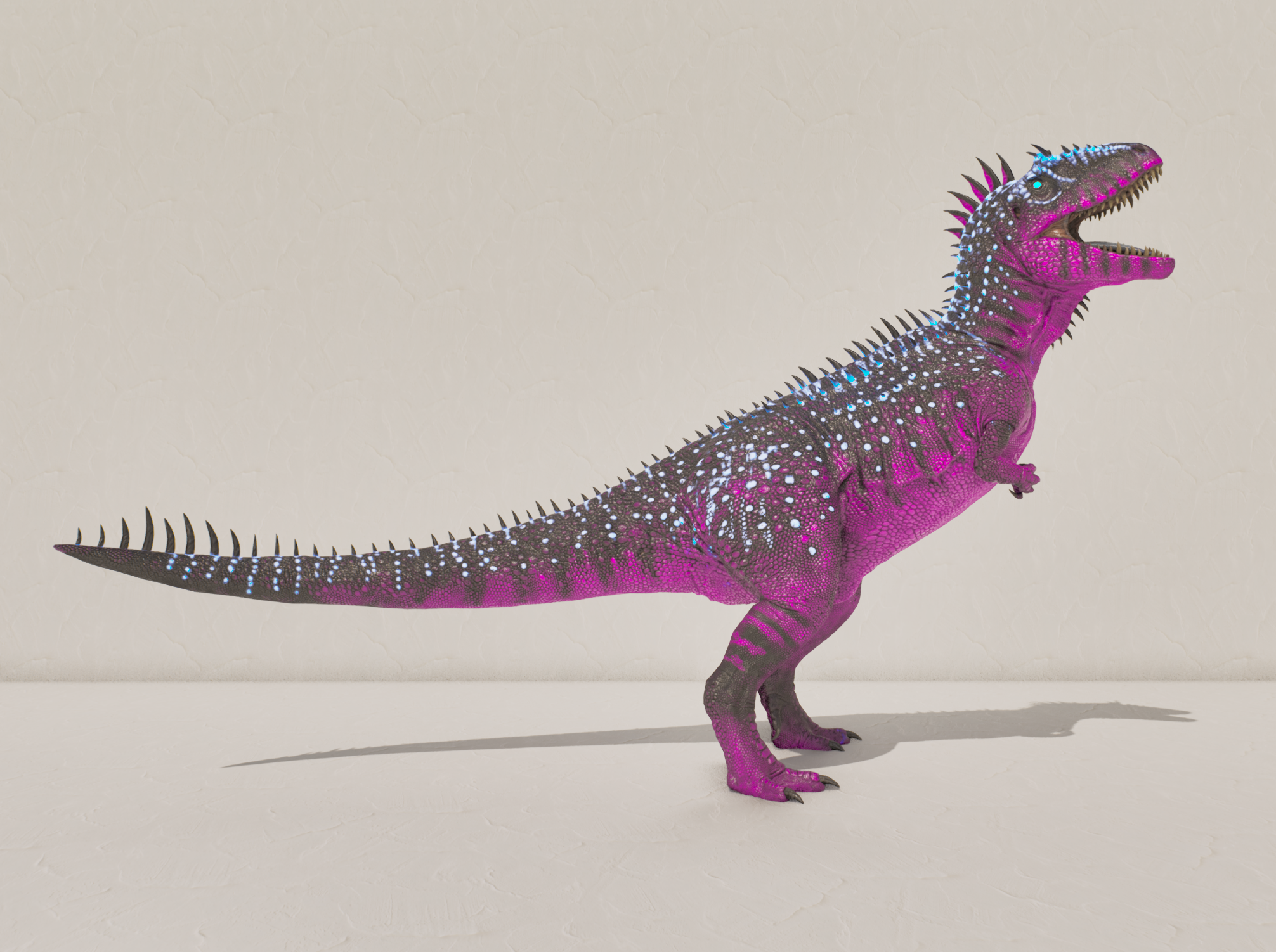 S-Carcharodontosaurus — Black/White/Pink Carcha