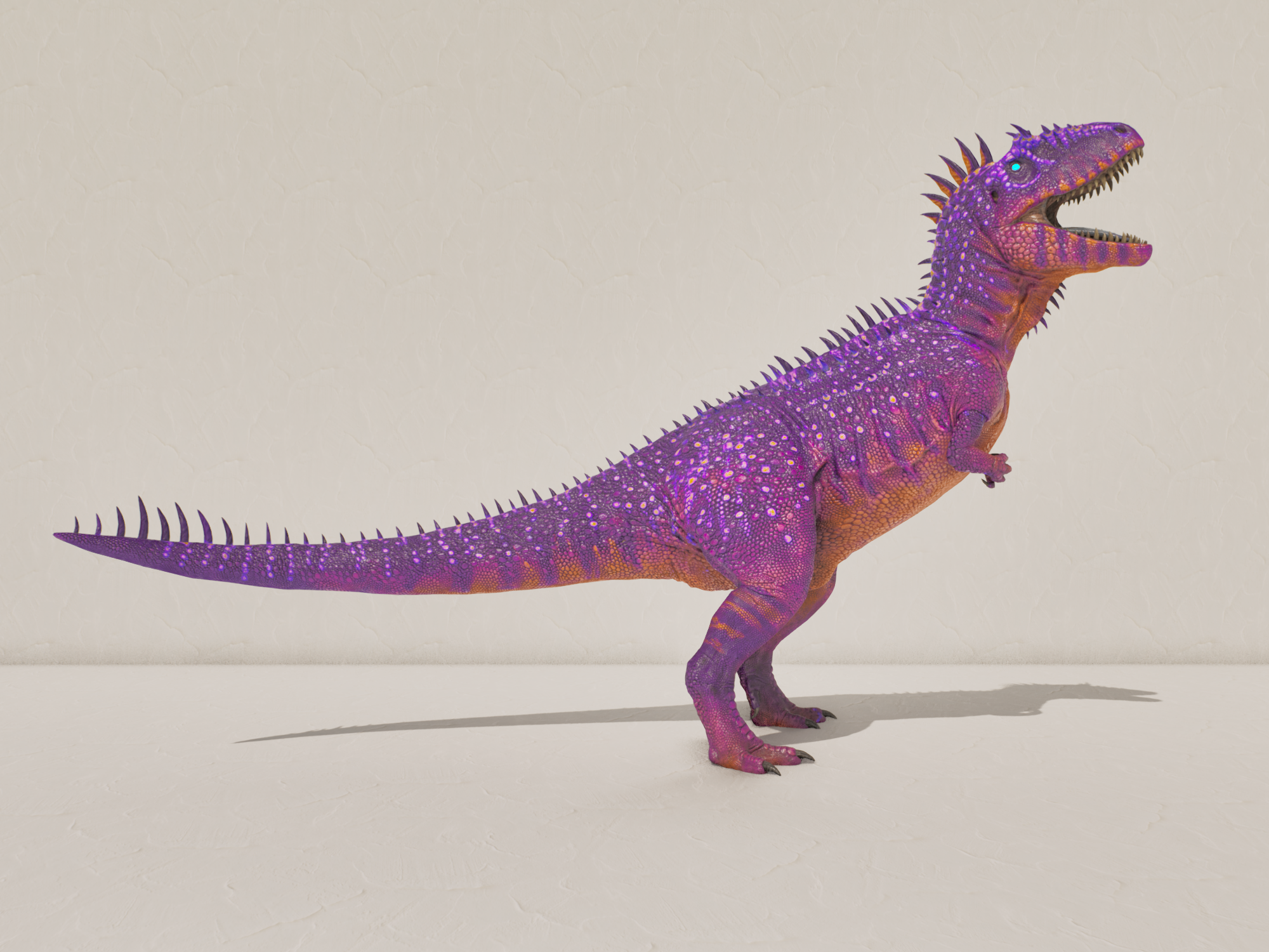 S-Carcharodontosaurus — Purple/Orange Carcha