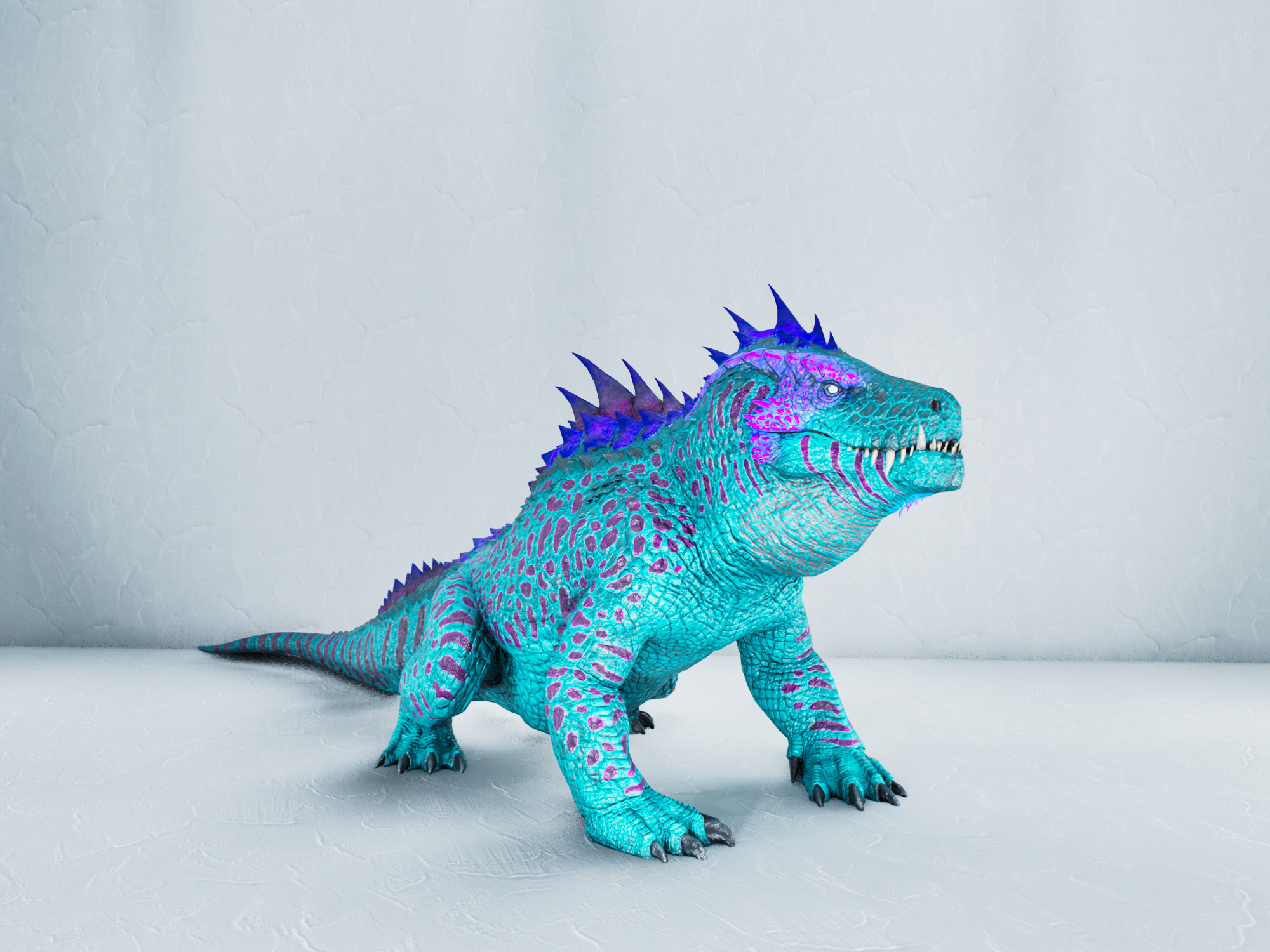 S-Fasolasuchus — Cyan/Pink