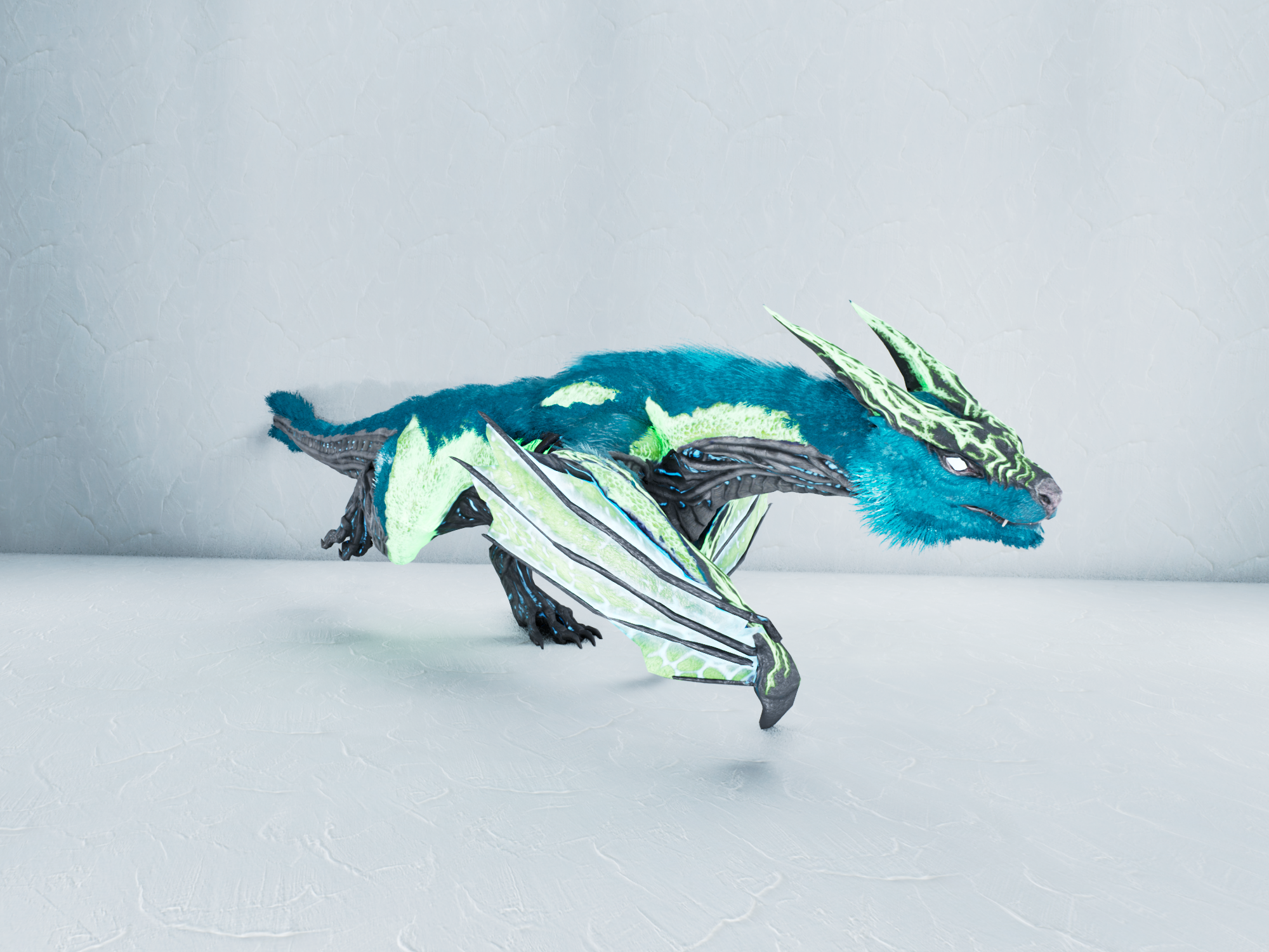 S-Managarmr — Teal/Lime