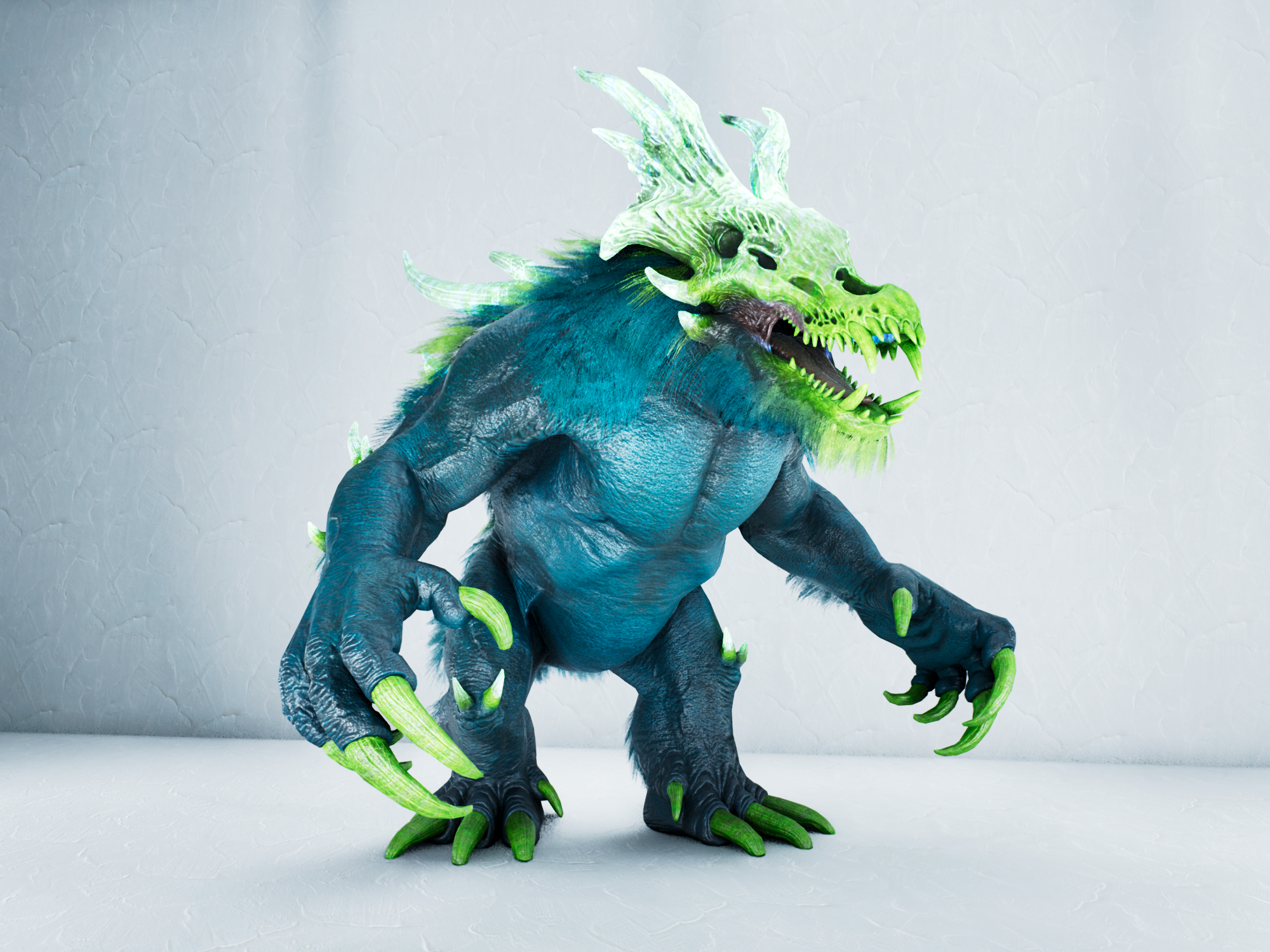 S-Ossidon — Teal/Lime