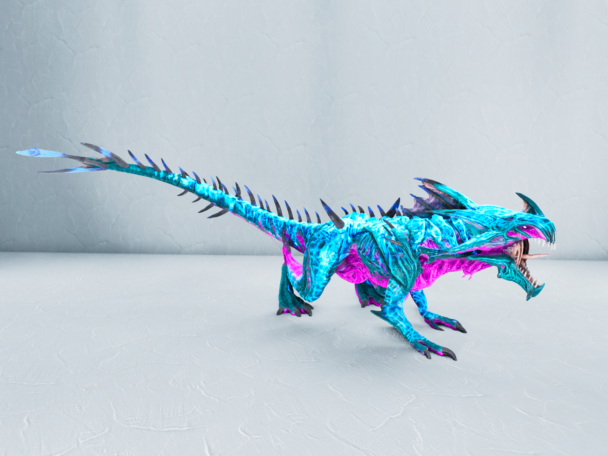 S-Reaper King — Cyan/Pink