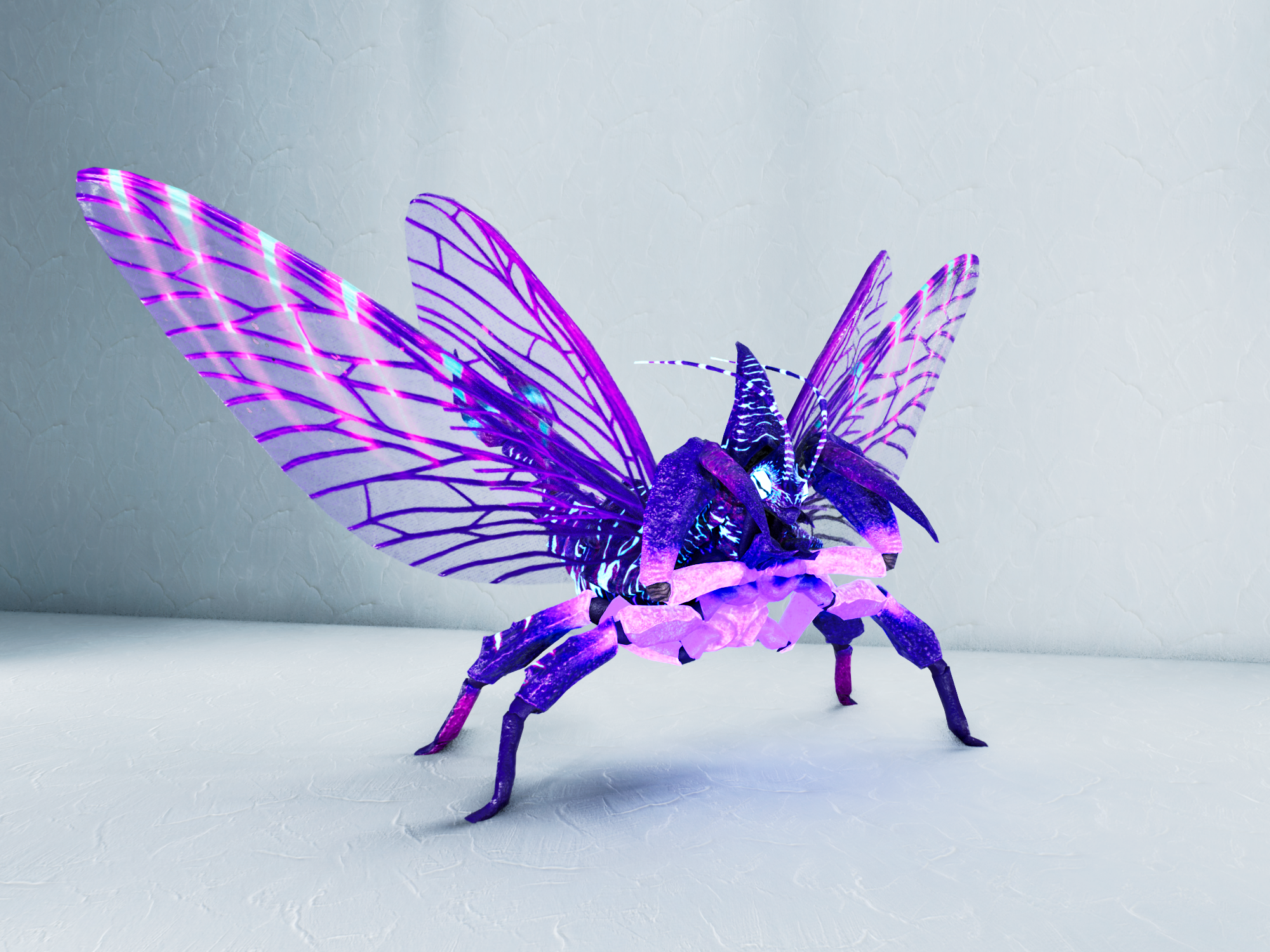 S-Rhyniognatha — Purple/Pink/Cyan