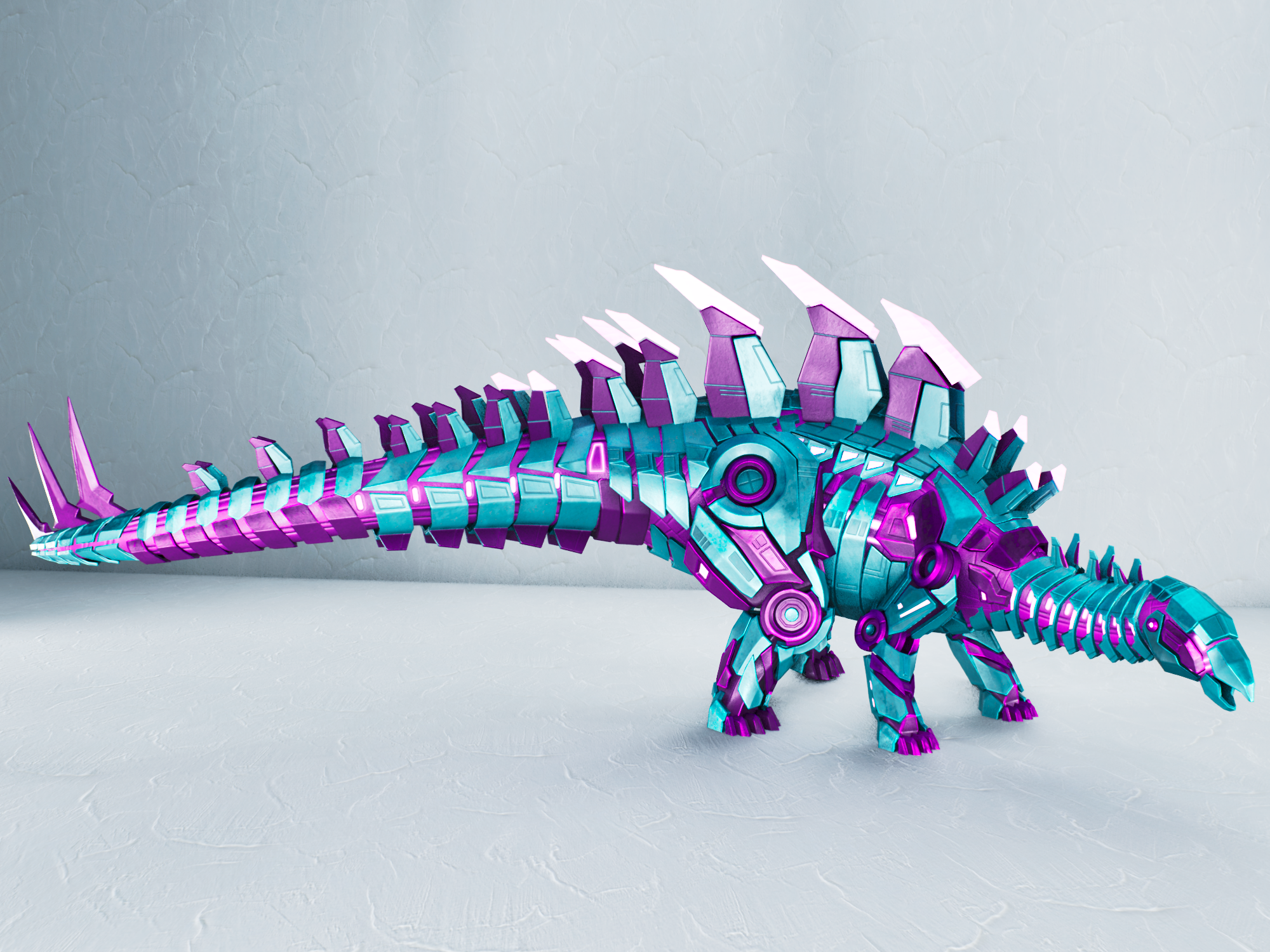 Tek Stego — Cyan/Pink