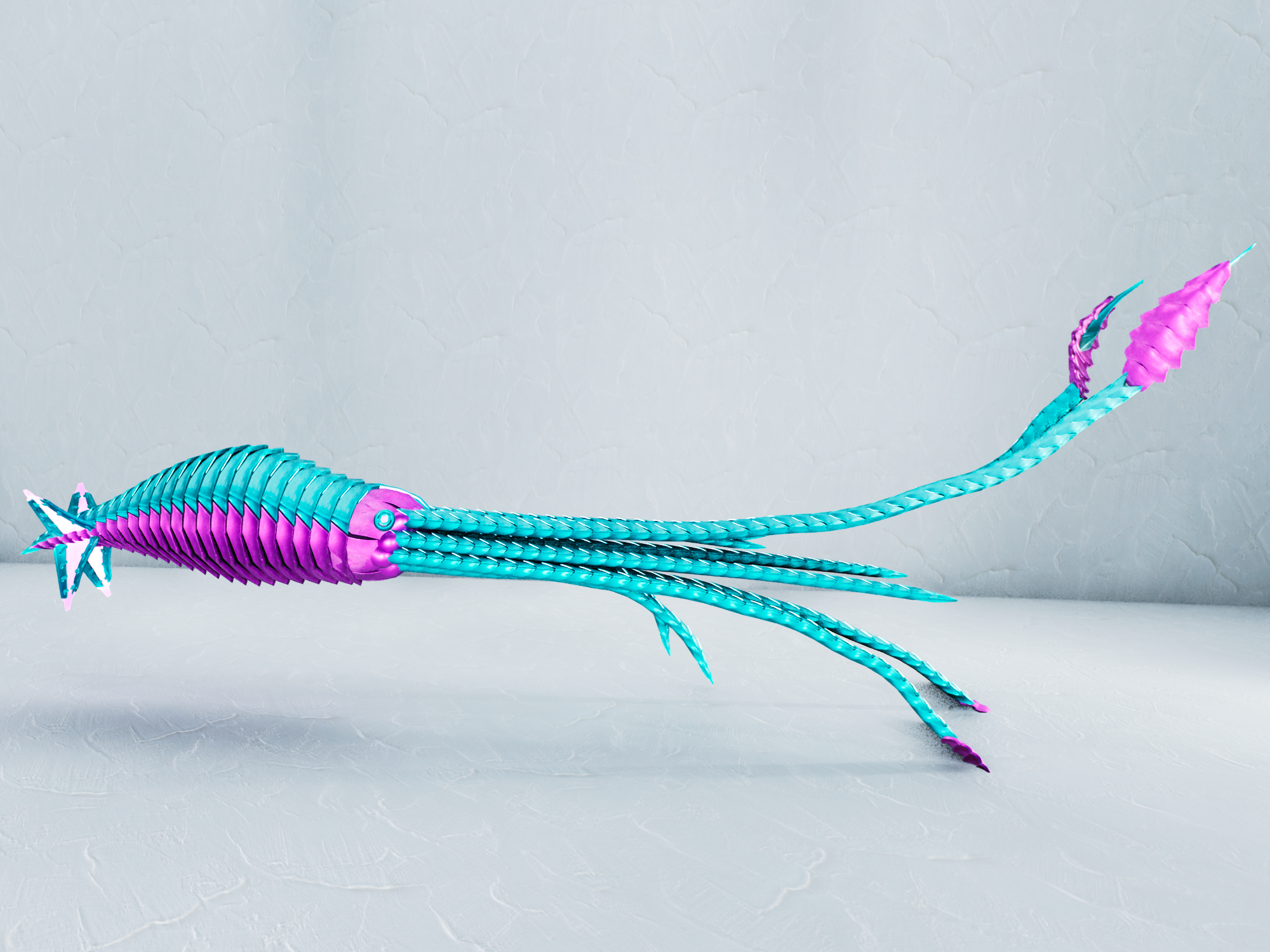 Tek Tusoteuthis — Cyan/Pink